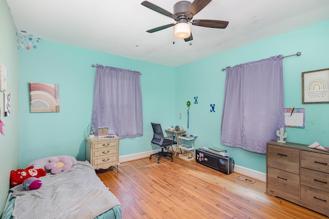 101 Jordan Rd, Lyman, SC 29365 - bedroom with light wood-style floors and ceiling fan