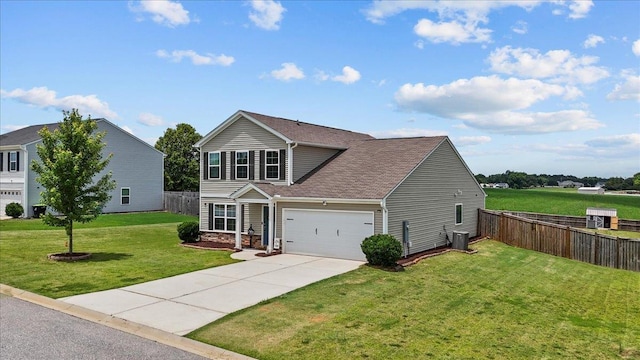 9035 Germaine Ct, Boiling Springs, SC 29316 - traditional-style house featuring driveway, a garage, and a shingled roof