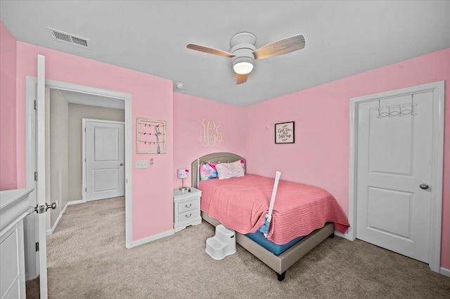 9035 Germaine Ct, Boiling Springs, SC 29316 - bedroom featuring carpet floors and a ceiling fan