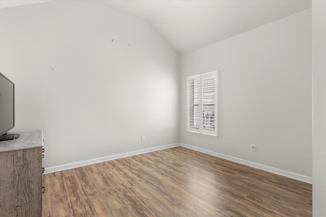 505 E Czardas Way, Woodruff, SC 29375 - unfurnished room featuring lofted ceiling and wood finished floors