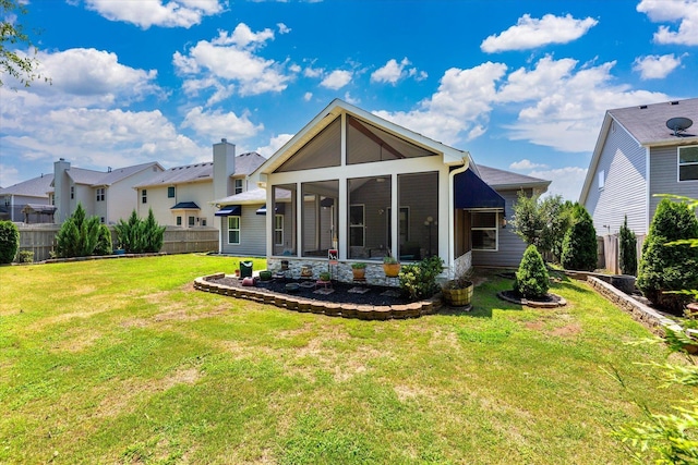 505 E Czardas Way, Woodruff, SC 29375 - rear view of house with a sunroom