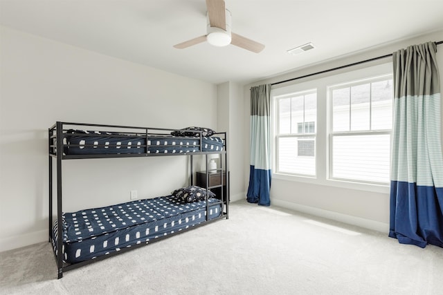 738 Judah Dr, Moore, SC 29369 - carpeted bedroom with baseboards and a ceiling fan