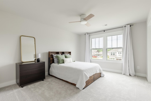 738 Judah Dr, Moore, SC 29369 - bedroom with light colored carpet and ceiling fan