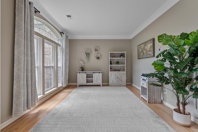 5 Modesto Ln, Simpsonville, SC 29681 - foyer with crown molding and wood finished floors
