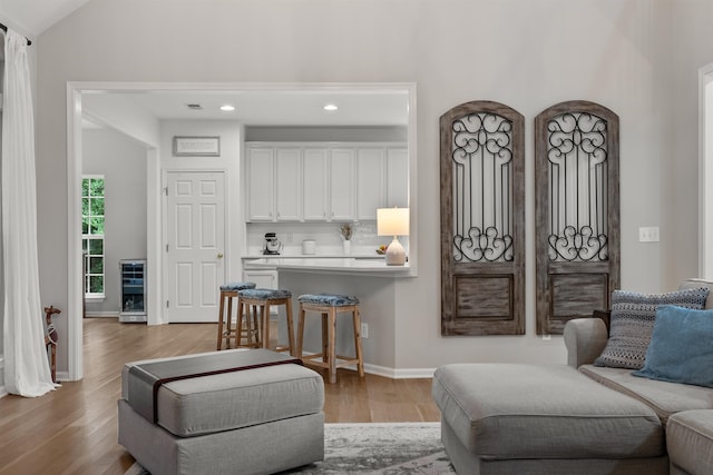 5 Modesto Ln, Simpsonville, SC 29681 - living area featuring light wood-style flooring and recessed lighting