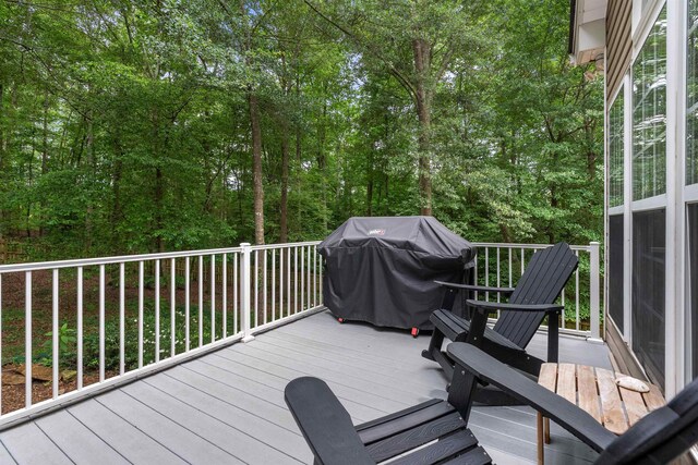 5 Modesto Ln, Simpsonville, SC 29681 - deck with a grill