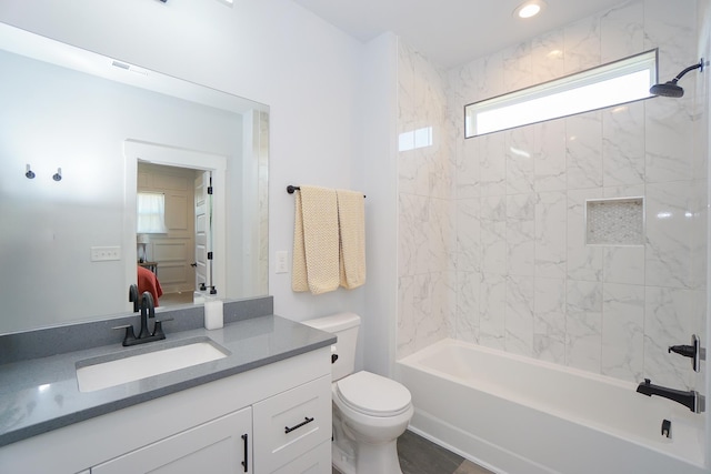 125 Patton St, Fountain Inn, SC 29644 - bathroom with vanity and shower / tub combination