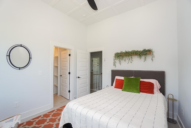 125 Patton St, Fountain Inn, SC 29644 - bedroom with wood finished floors and a ceiling fan
