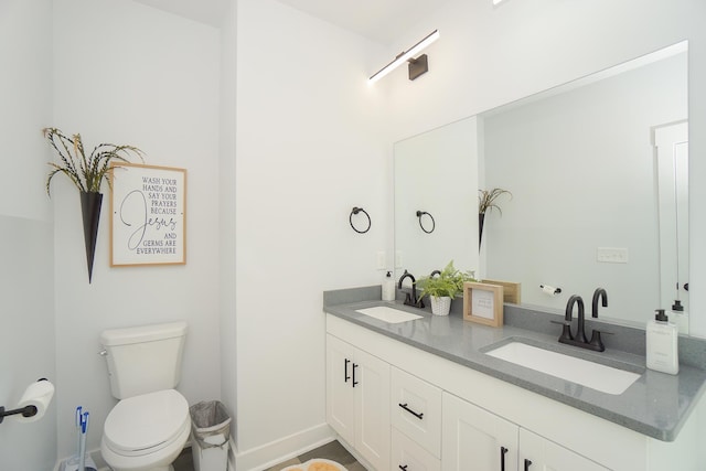 125 Patton St, Fountain Inn, SC 29644 - full bathroom with double vanity and toilet