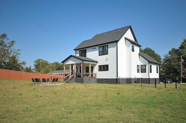 125 Patton St, Fountain Inn, SC 29644 - rear view of house with a porch