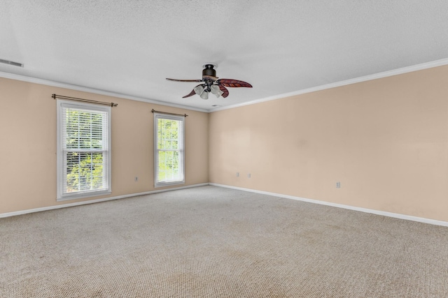 21 Glen Eagle Pl, Spartanburg, SC 29301 - carpeted empty room featuring crown molding and ceiling fan