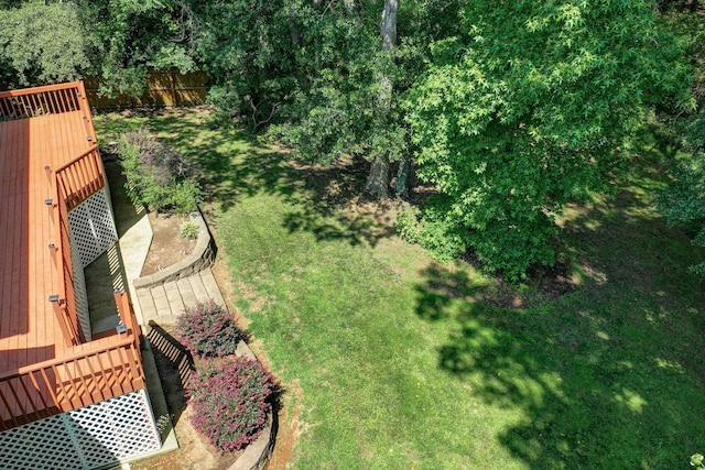 21 Glen Eagle Pl, Spartanburg, SC 29301 - view of yard featuring a deck