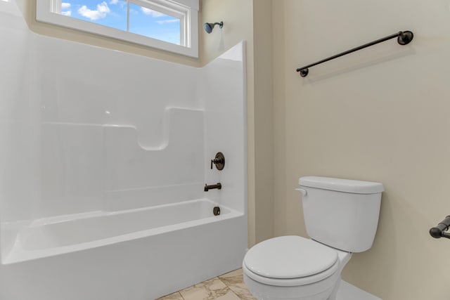 11555 New Cut Rd, Campobello, SC 29322 - full bathroom with marble finish flooring and shower / bathtub combination