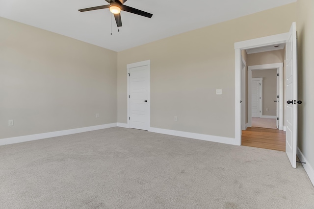 11555 New Cut Rd, Campobello, SC 29322 - empty room with ceiling fan and carpet flooring