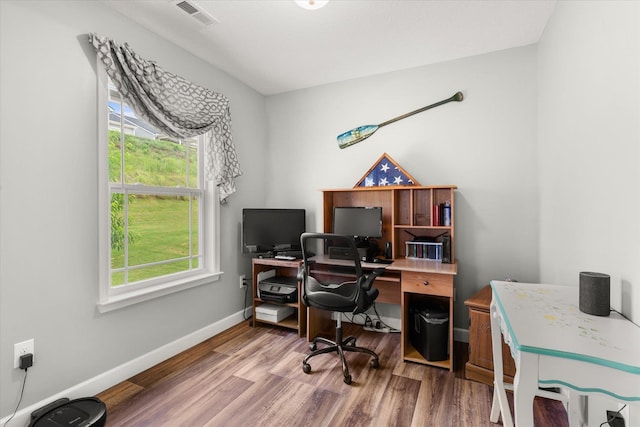 906 John Thomas Way, Greer, SC 29651 - office space featuring healthy amount of natural light and wood finished floors