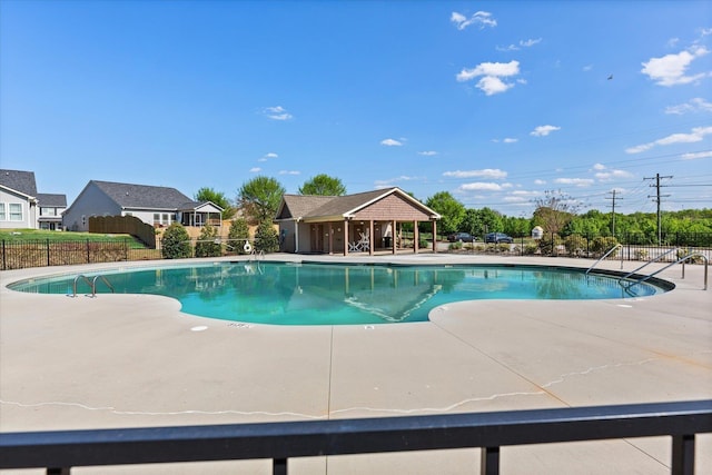906 John Thomas Way, Greer, SC 29651 - community pool featuring a patio