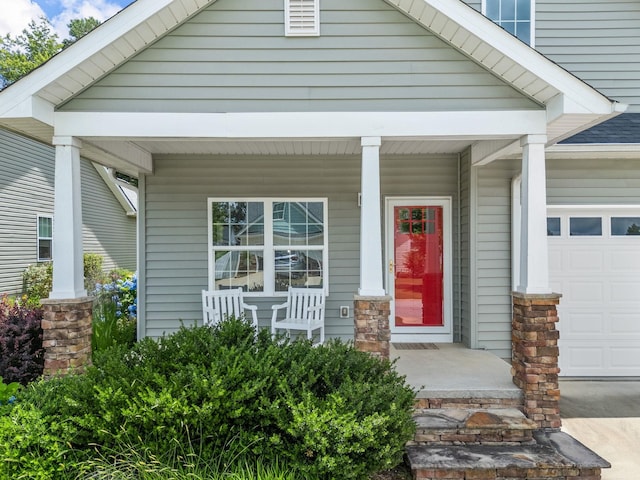 234 Page Creek Blvd, Landrum, SC 29356 - view of exterior entry featuring a porch and a garage