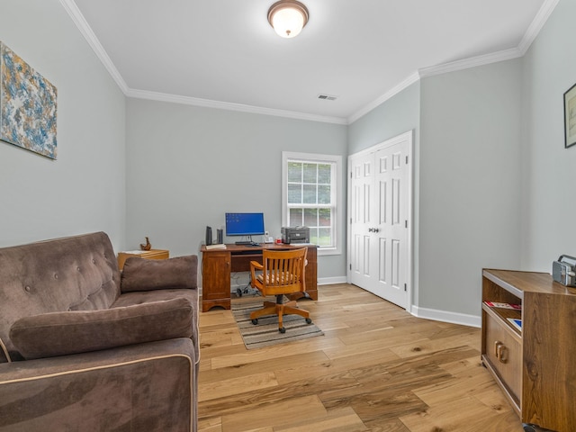 234 Page Creek Blvd, Landrum, SC 29356 - office with light wood finished floors and crown molding
