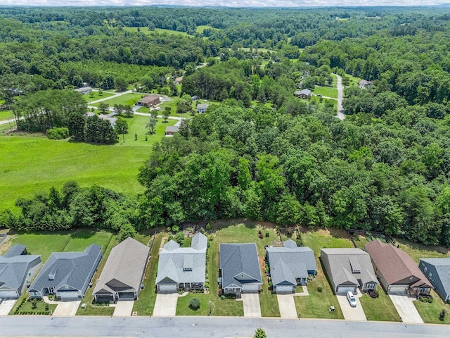 234 Page Creek Blvd, Landrum, SC 29356 - aerial perspective of suburban area featuring a forest
