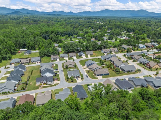 234 Page Creek Blvd, Landrum, SC 29356 - aerial perspective of suburban area featuring mountains