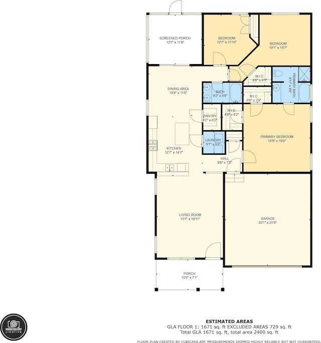 234 Page Creek Blvd, Landrum, SC 29356 - view of property floor plan