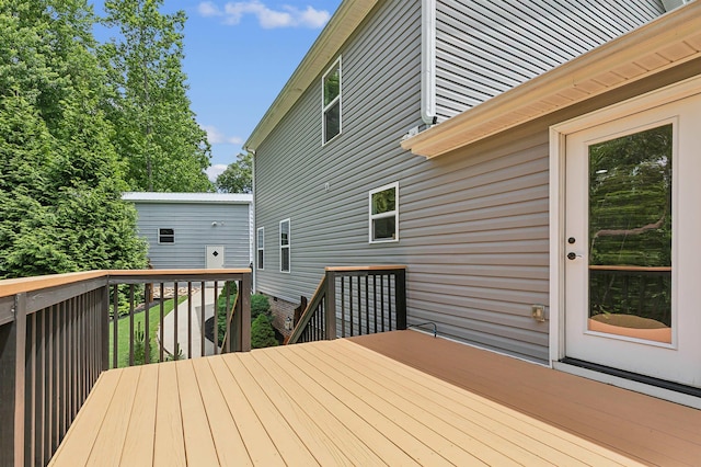 31 Goodwin Farms Ct, Travelers Rest, SC 29690 - view of wooden terrace
