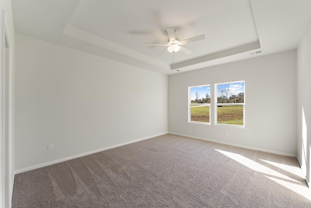 1465 Macedonia Rd, Gaffney, SC 29341 - carpeted spare room featuring a tray ceiling and ceiling fan