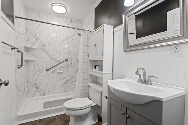 56 Cardinal Cir, Tryon, NC 28782 - bathroom with a shower stall and vanity