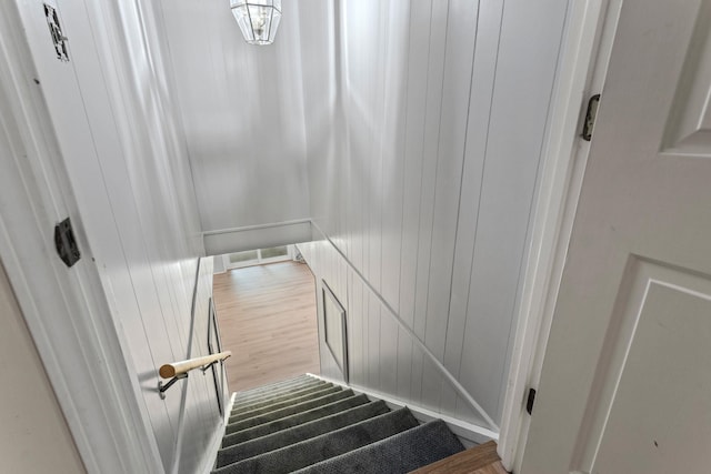 56 Cardinal Cir, Tryon, NC 28782 - stairway with wood finished floors