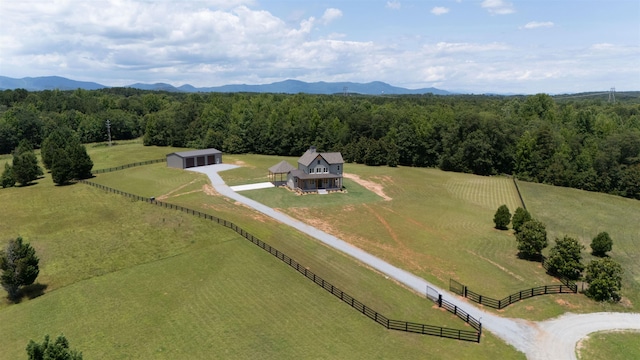621 Bascule Ridge Ln, Campobello, SC 29322 - overview of rural landscape featuring a forest
