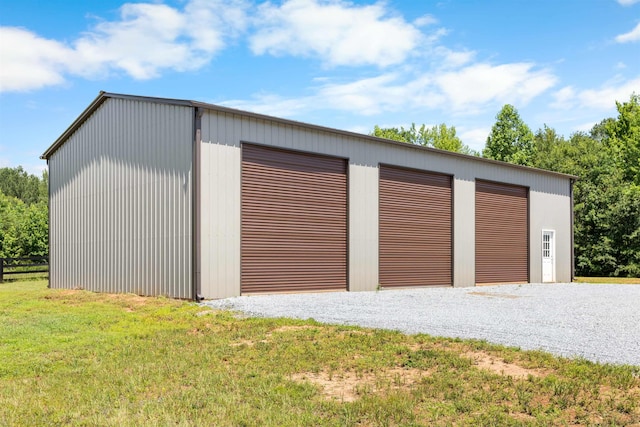 621 Bascule Ridge Ln, Campobello, SC 29322 - view of detached garage