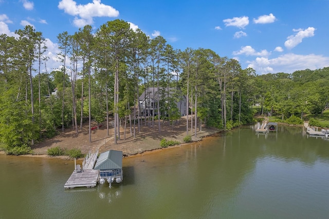 346 Bub Dr, Chesnee, SC 29323 - dock area with a water view