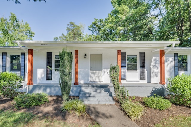 201 Bent Creek Dr, Greer, SC 29650 - view of front of house with a porch and brick siding