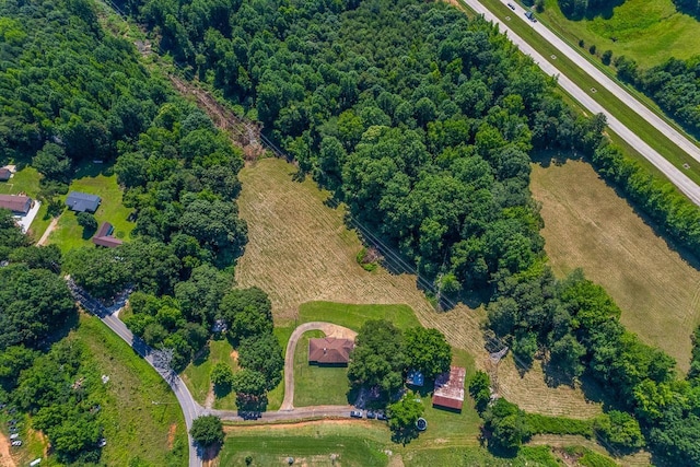 849 Harvey Rd, Greer, SC 29651 - aerial view of property and surrounding area with rural landscape