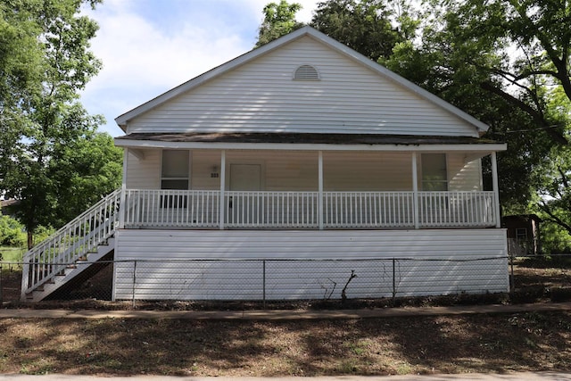 305 Spring St, Union, SC 29379 - view of front of property with a porch and stairway