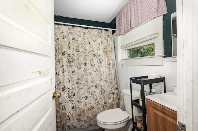 41 Chestnut St, Startex, SC 29377 - bathroom featuring vanity and a shower with shower curtain