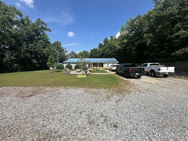 4729 S Church St, Roebuck, SC 29376 - single story home with gravel driveway and a front lawn