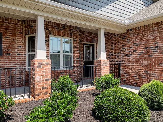612 Hedgeapple Ln, Lyman, SC 29365 - entrance to property featuring brick siding and a porch