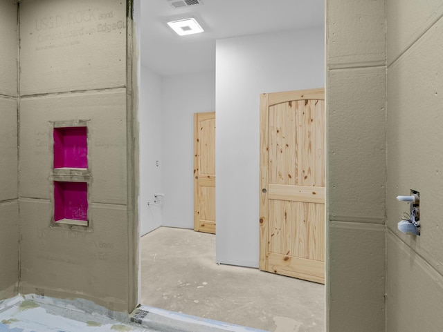 278 Forest Ave, Landrum, SC 29356 - bathroom with unfinished concrete flooring