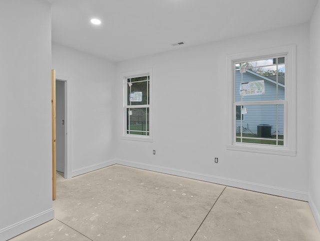 278 Forest Ave, Landrum, SC 29356 - unfurnished room with baseboards and concrete floors