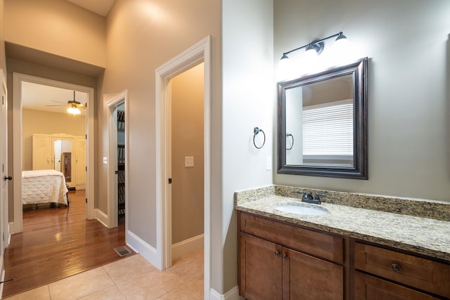 110 Coal Creek Dr, Boiling Springs, SC 29316 - ensuite bathroom with vanity and tile patterned flooring