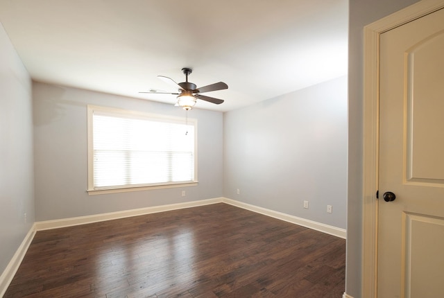 110 Coal Creek Dr, Boiling Springs, SC 29316 - unfurnished room featuring ceiling fan and dark wood finished floors