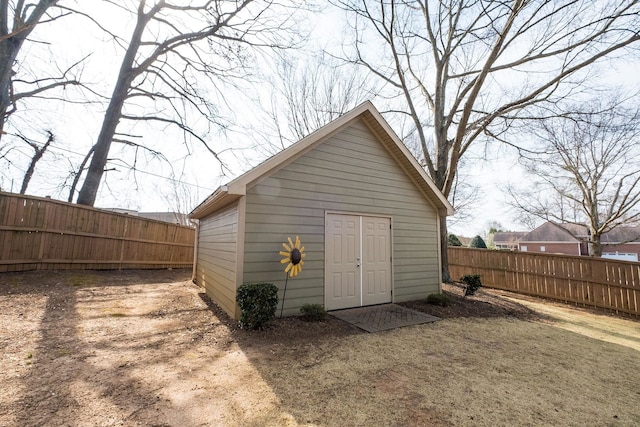 110 Coal Creek Dr, Boiling Springs, SC 29316 - view of outdoor structure featuring a fenced backyard