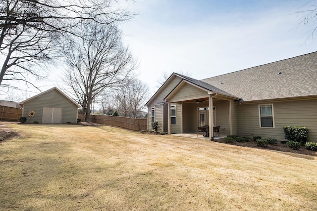 110 Coal Creek Dr, Boiling Springs, SC 29316 - view of yard featuring ceiling fan and a patio area
