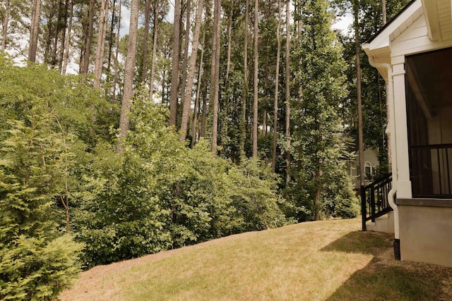 305 Meadow Tree Ct, Travelers Rest, SC 29690 - view of green lawn with a forest view
