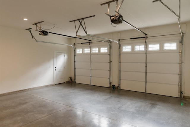 305 Meadow Tree Ct, Travelers Rest, SC 29690 - garage with a garage door opener and recessed lighting
