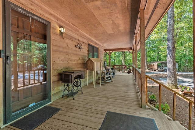 320 Whitfield Dr, Pendleton, SC 29670 - view of wooden porch
