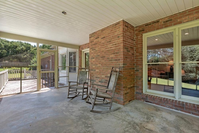 216 Antrim Ave, Moore, SC 29369 - view of patio / terrace with a sunroom