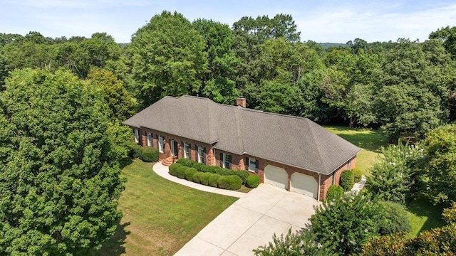 216 Antrim Ave, Moore, SC 29369 - view from above of property with a forest