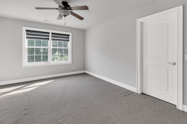 528 Carolee Way, Greer, SC 29651 - carpeted spare room featuring a ceiling fan and baseboards
